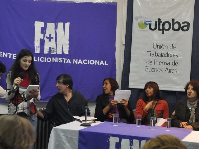 Se lanzó el Frente Abolicionista Nacional (FAN) en Buenos Aires