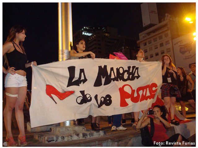 Marcha de las putas en Buenos Aires